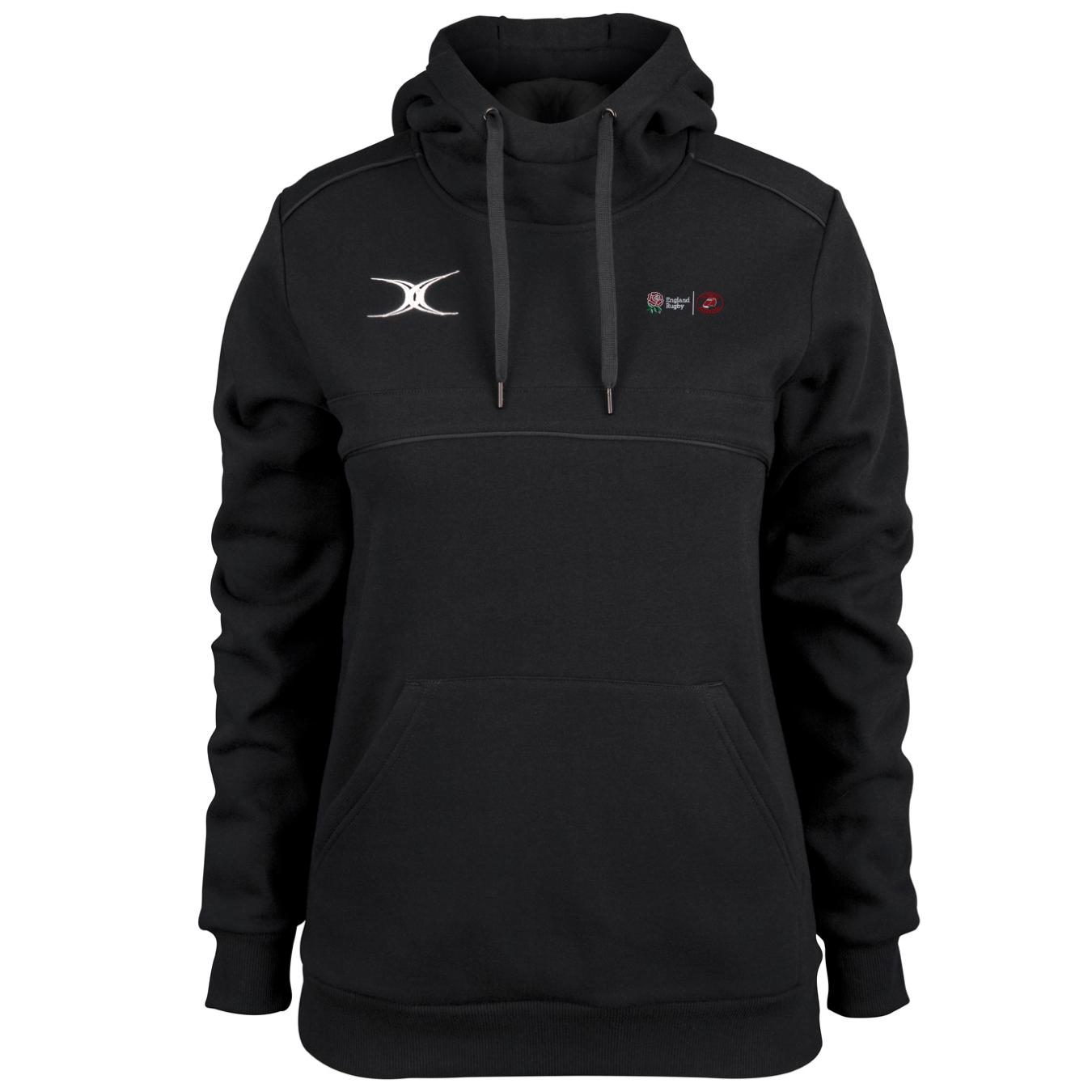 gilbert-rugby-england-match-officials-donna-photon-felpa-hoodie-nera image 1