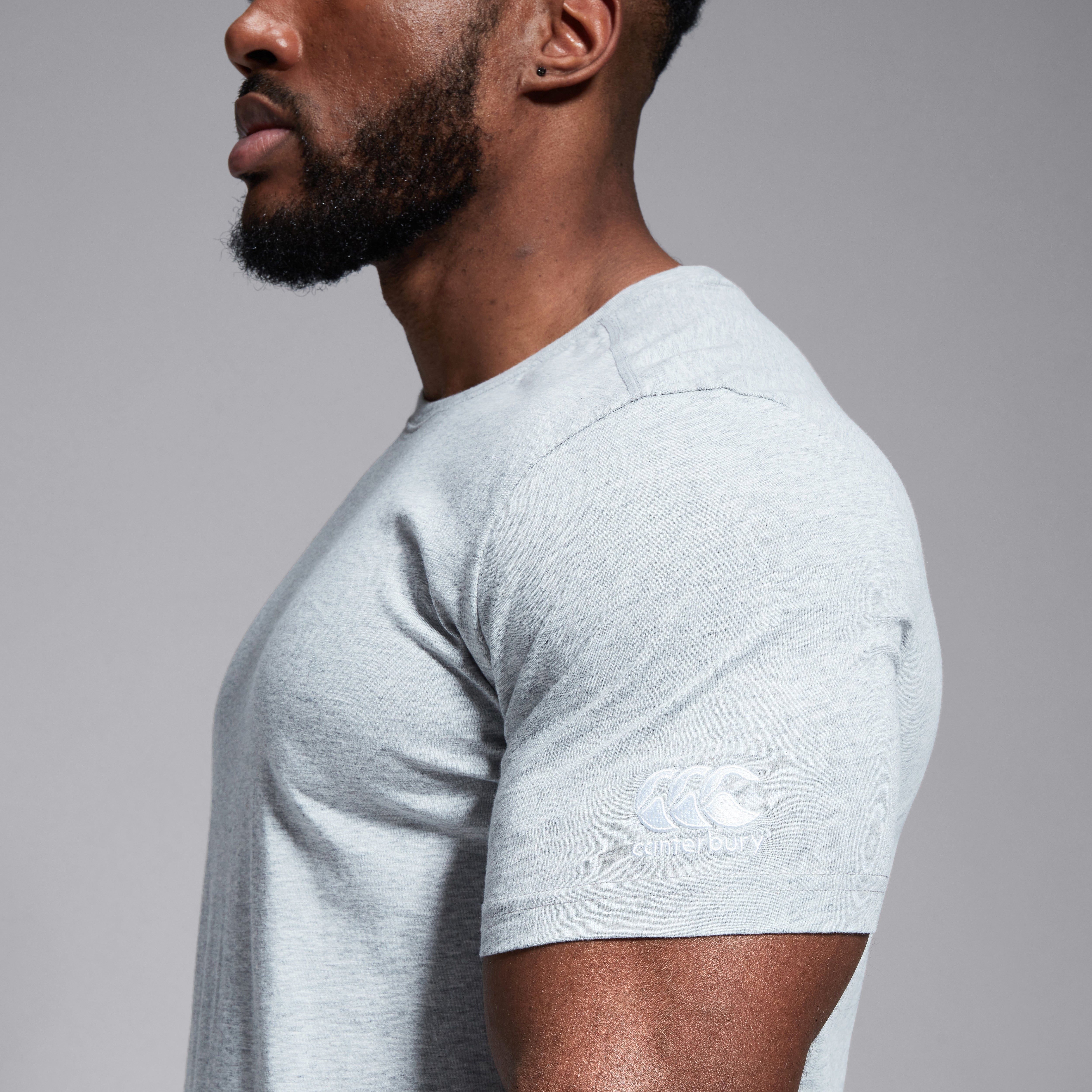 canterbury-club-plain-tee-uomo-grigia image 6
