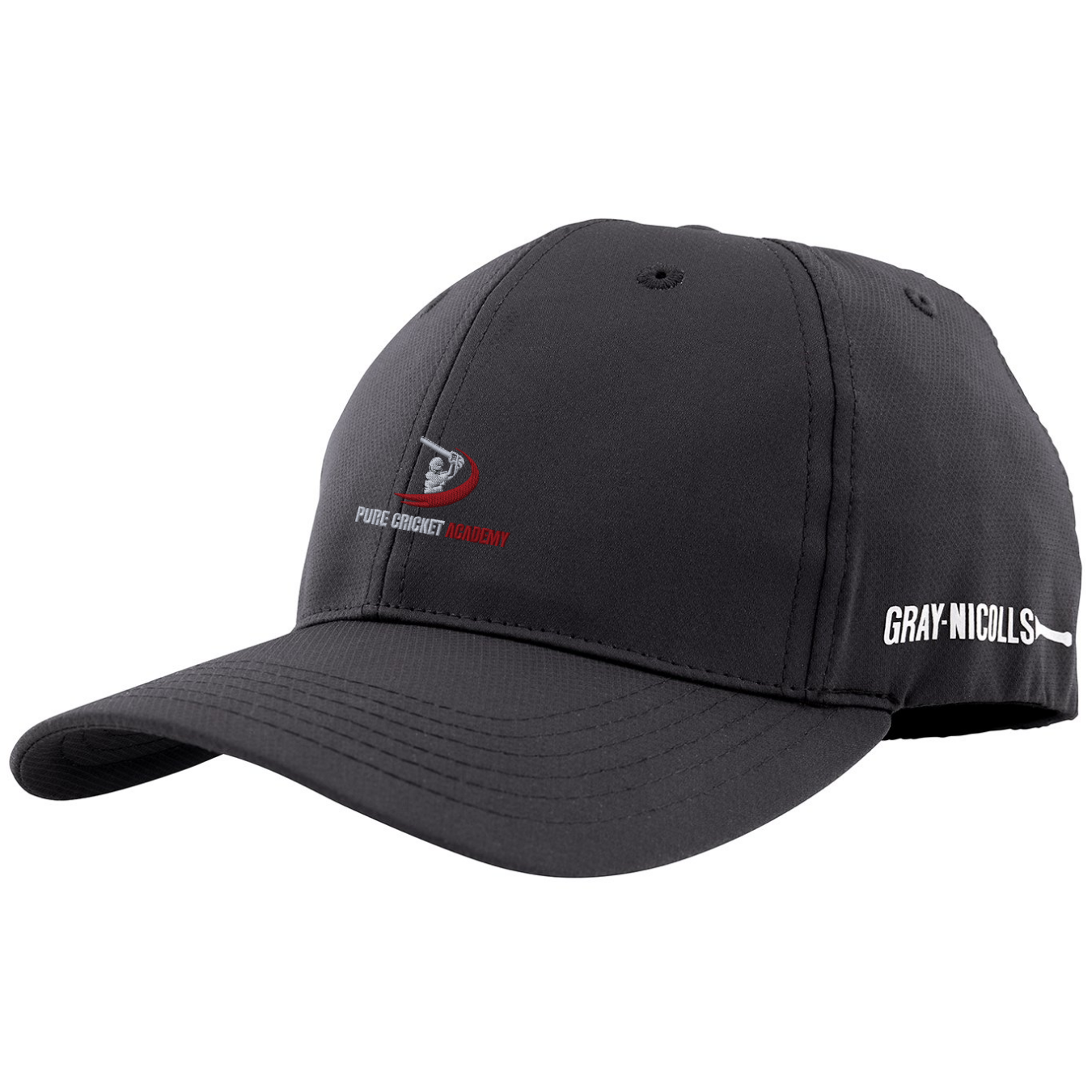gray-nicolls-pure-cricket-academy-cappellino-pro-fit-adulto-nero image 2