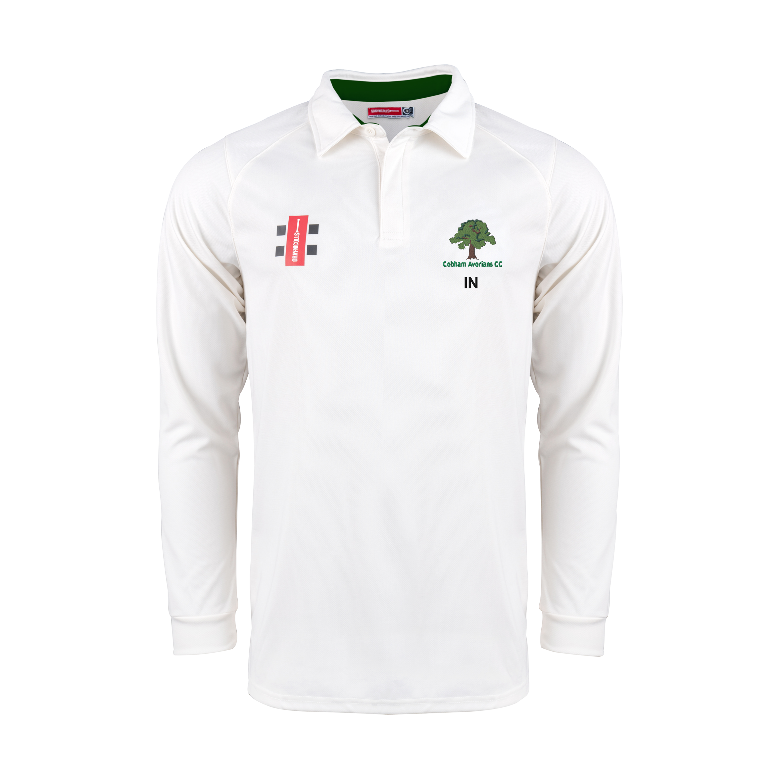 gray-nicolls-pro-performance-v2-maglia-cricket-manica-lunga-senior-avorio-verde--2 image 1