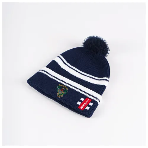 gray-nicolls-gomersal-cricket-club-bobble-hat-senior-blu-navy-scuro image 1