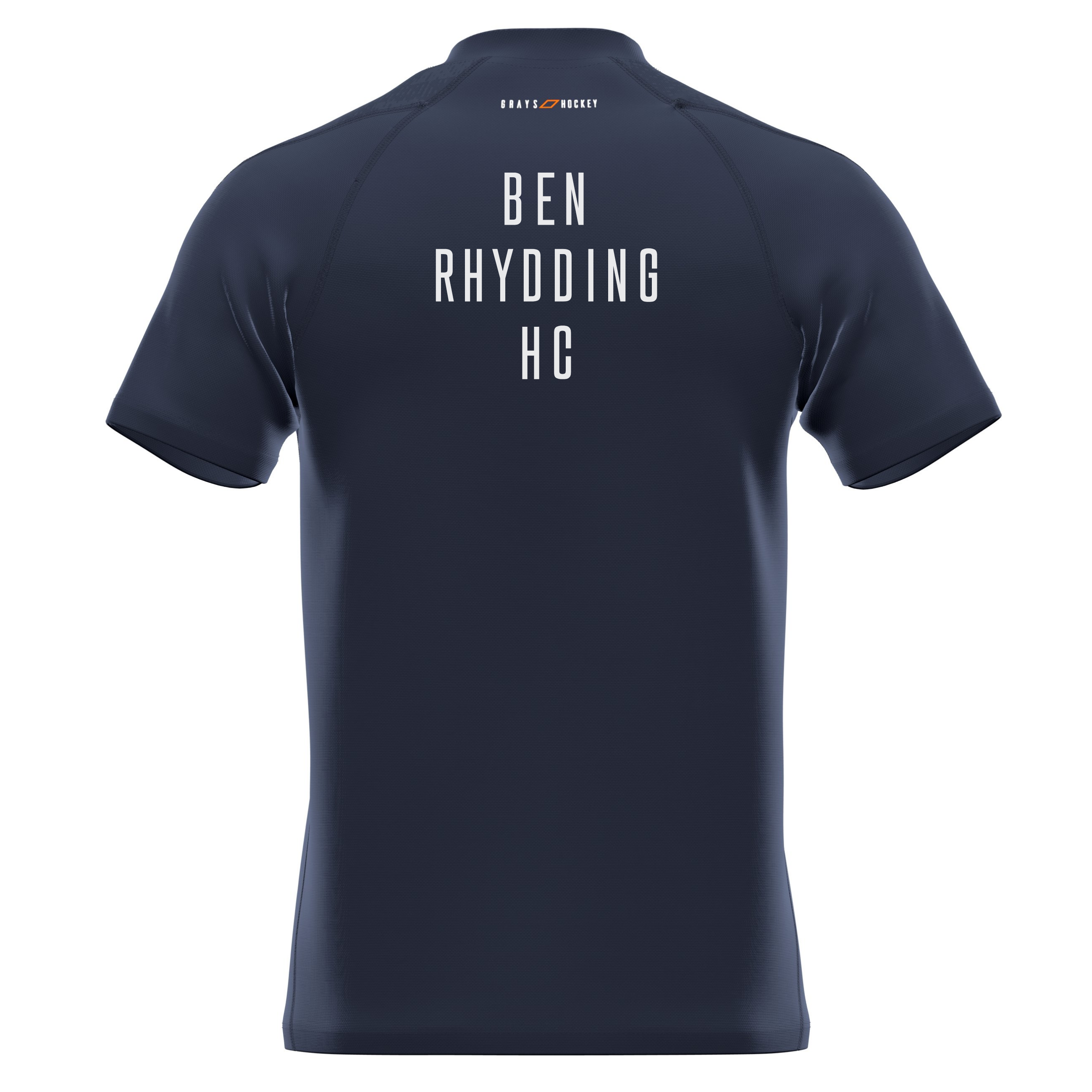 grays-ben-rhydding-hc-gts-maglia-training-senior-manica-corta-blu-navy image 2