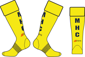 grays-maidstone-hockey-club-g650-calzettoni-gara-home-giallo-blu-navy image 1