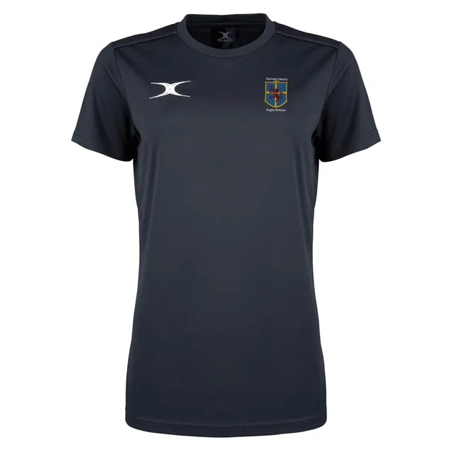 gilbert-rugby-durham-county-referee-photon-ii-t-shirt-uomo-nera-manica-corta image 1