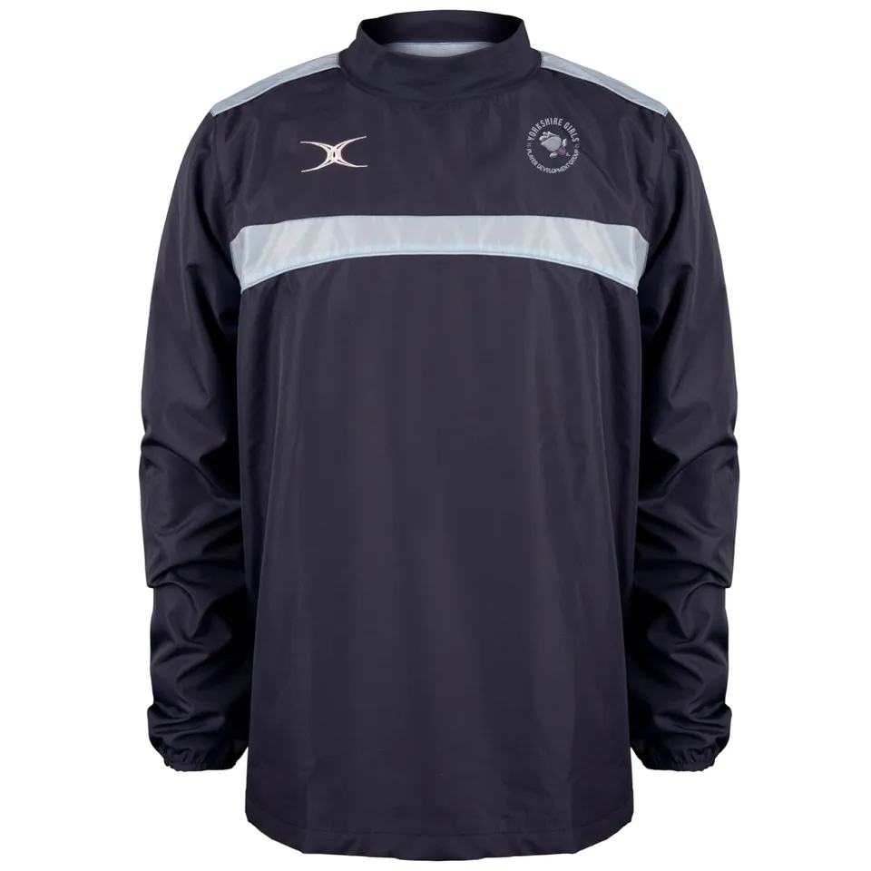 gilbert-rugby-photon-giacca-warm-up-yorkshire-pdg-adulto-blu-navy-azzurro image 1