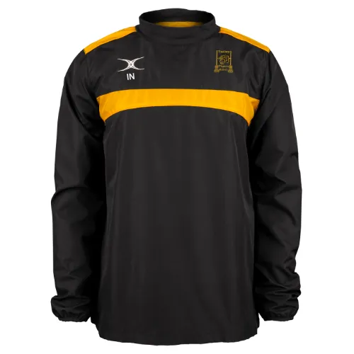 gilbert-rugby-tadley-tigers-photon-giacca-warm-up-bambino-nero-oro image 1