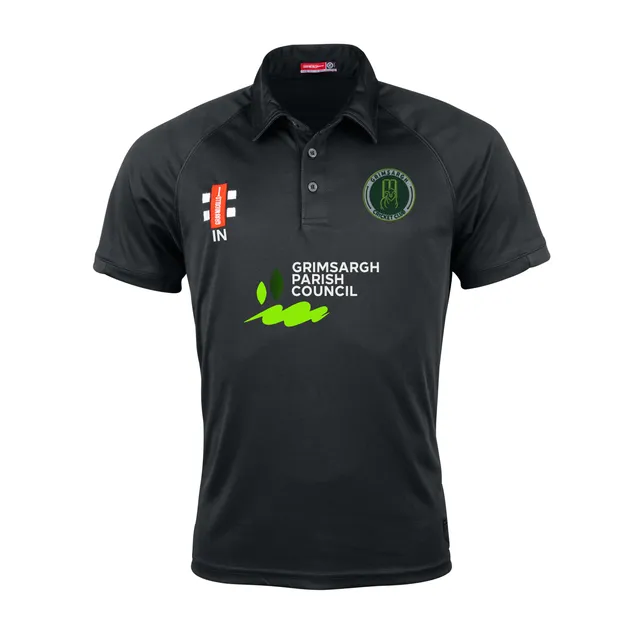gray-nicolls-matrix-v2-polo-manica-corta-grimsargh-cc-senior-nero image 1