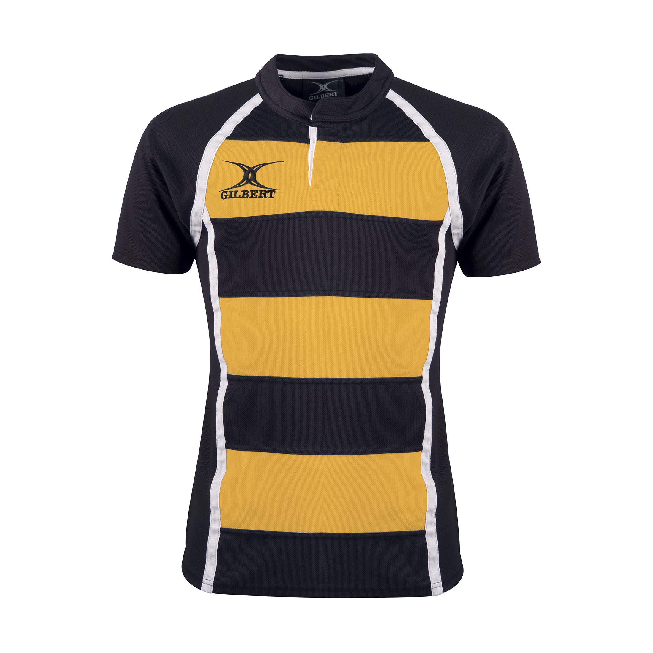 gilbert-rugby-xact-hoops-maglia-gara-junior image 1