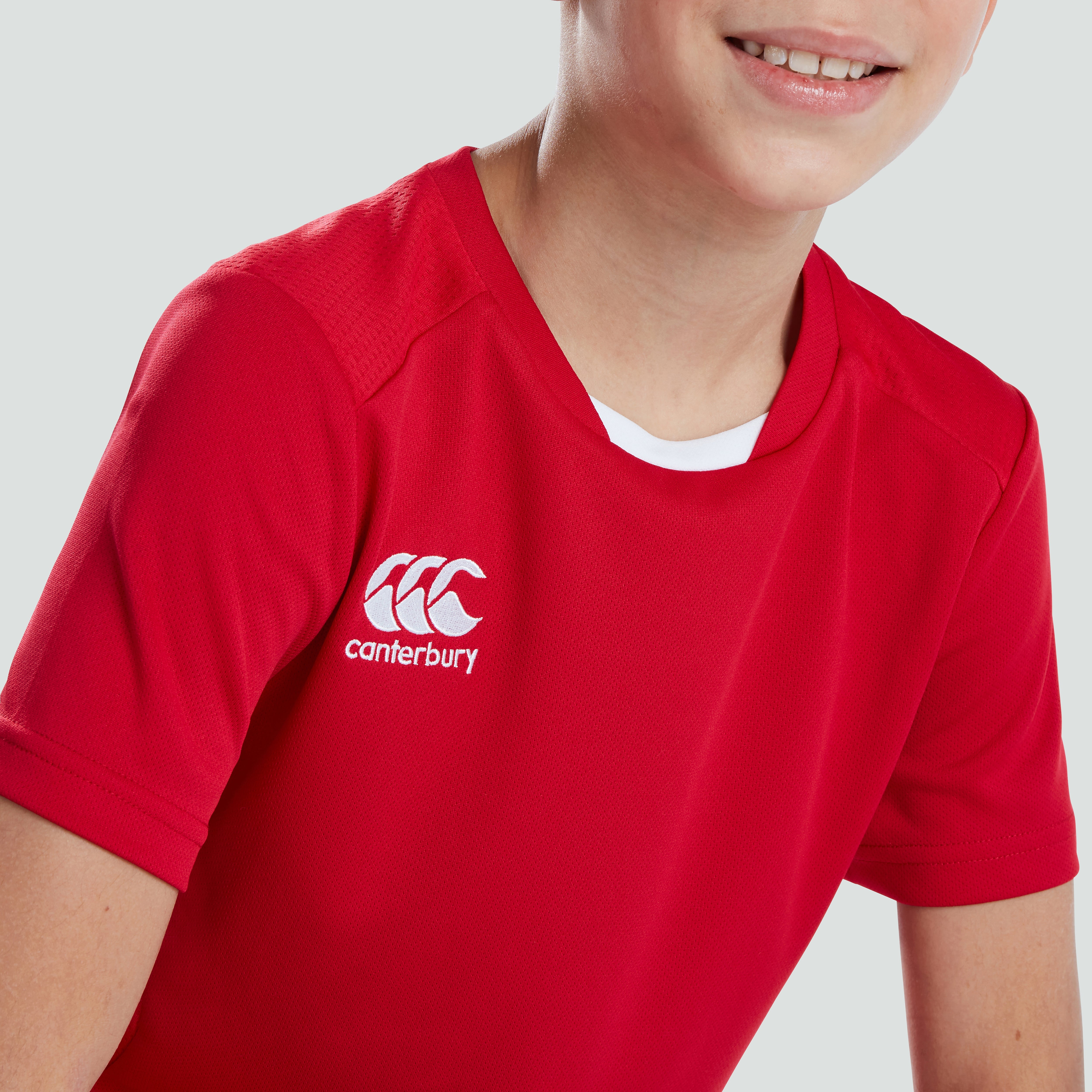canterbury-club-dry-t-shirt-junior-unisex-rosso image 5