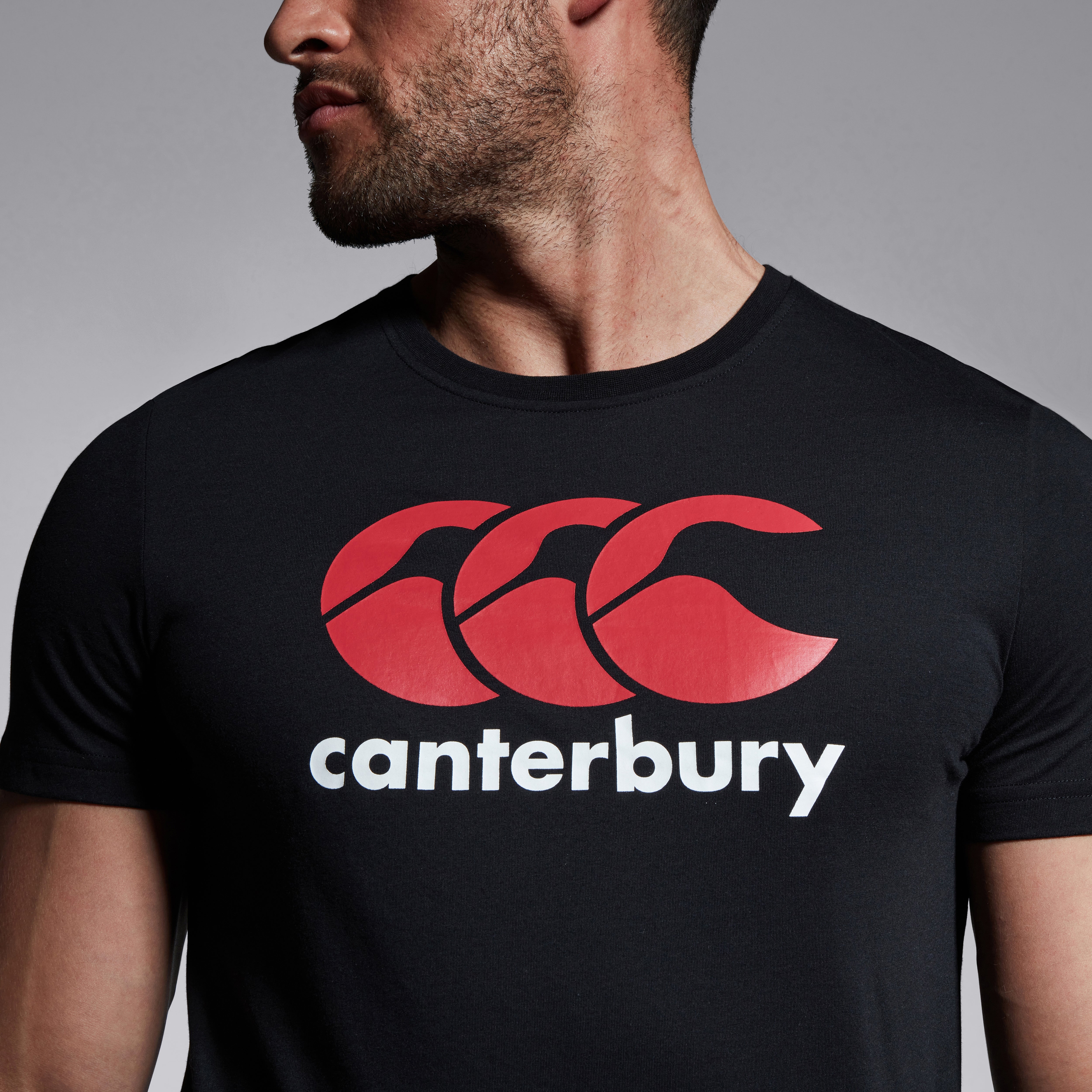 canterbury-ccc-logo-tee-nera-uomo image 5