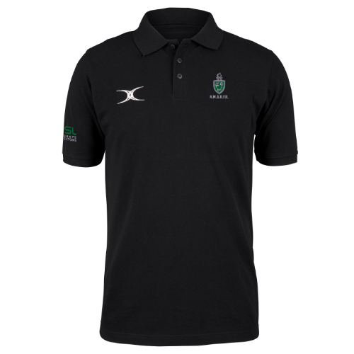 gilbert-rugby-north-midlands-referees-quest-polo-uomo-adulto-nera image 1