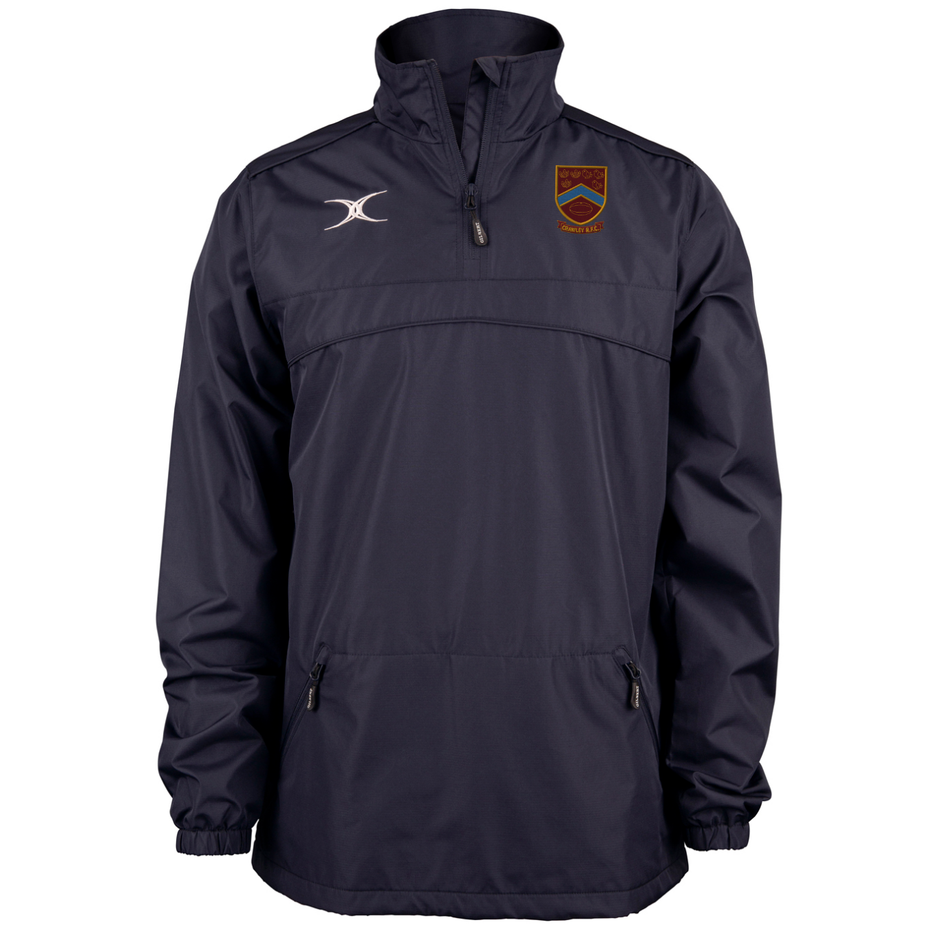 gilbert-rugby-photon-giacca-1-4-zip-uomo-senior-crawley-rfc-blu-navy image 1