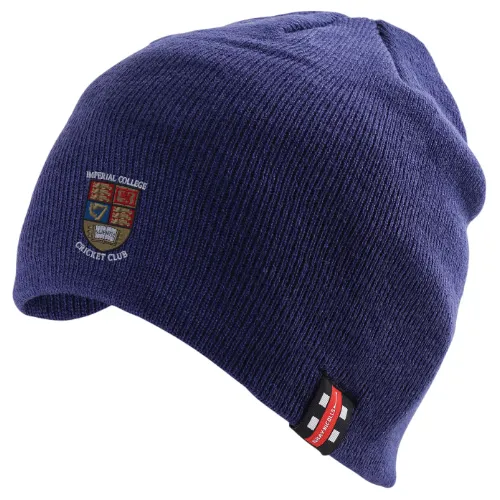 gray-nicolls-imperial-college-union-cc-cuffia-beanie-navy-adulto image 1