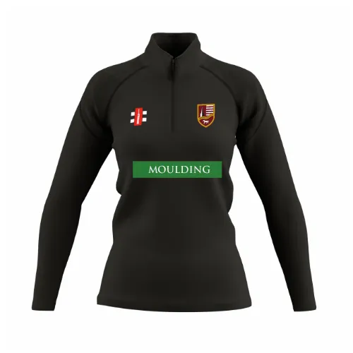 gray-nicolls-south-wilts-cc-gts-pile-1-4-zip-donna-nero image 1