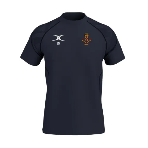 gilbert-rugby-medway-rfc-gts-t-shirt-junior-blu-navy-scuro-manica-corta image 1