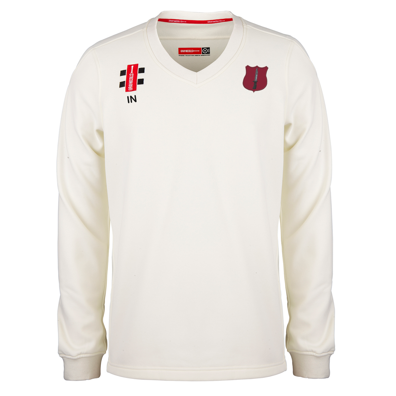 gray-nicolls-infantry-cc-maglione-pro-performance-adulto-ivory-da-match image 1