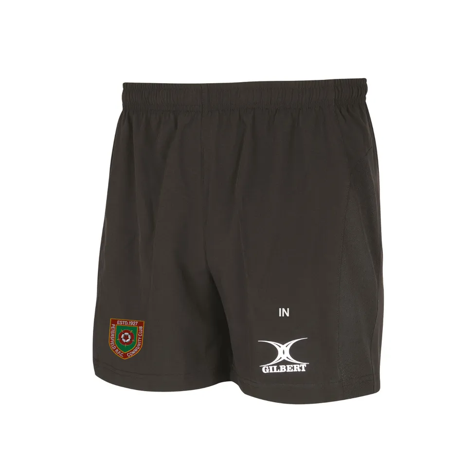 gilbert-rugby-petersfield-rfc-virtuo-pantaloncini-gara-senior-neri image 1