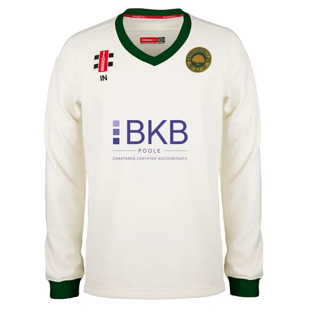 gray-nicolls-pro-performance-maglione-cricket-senior-broadstone-cc-avorio-verde image 1