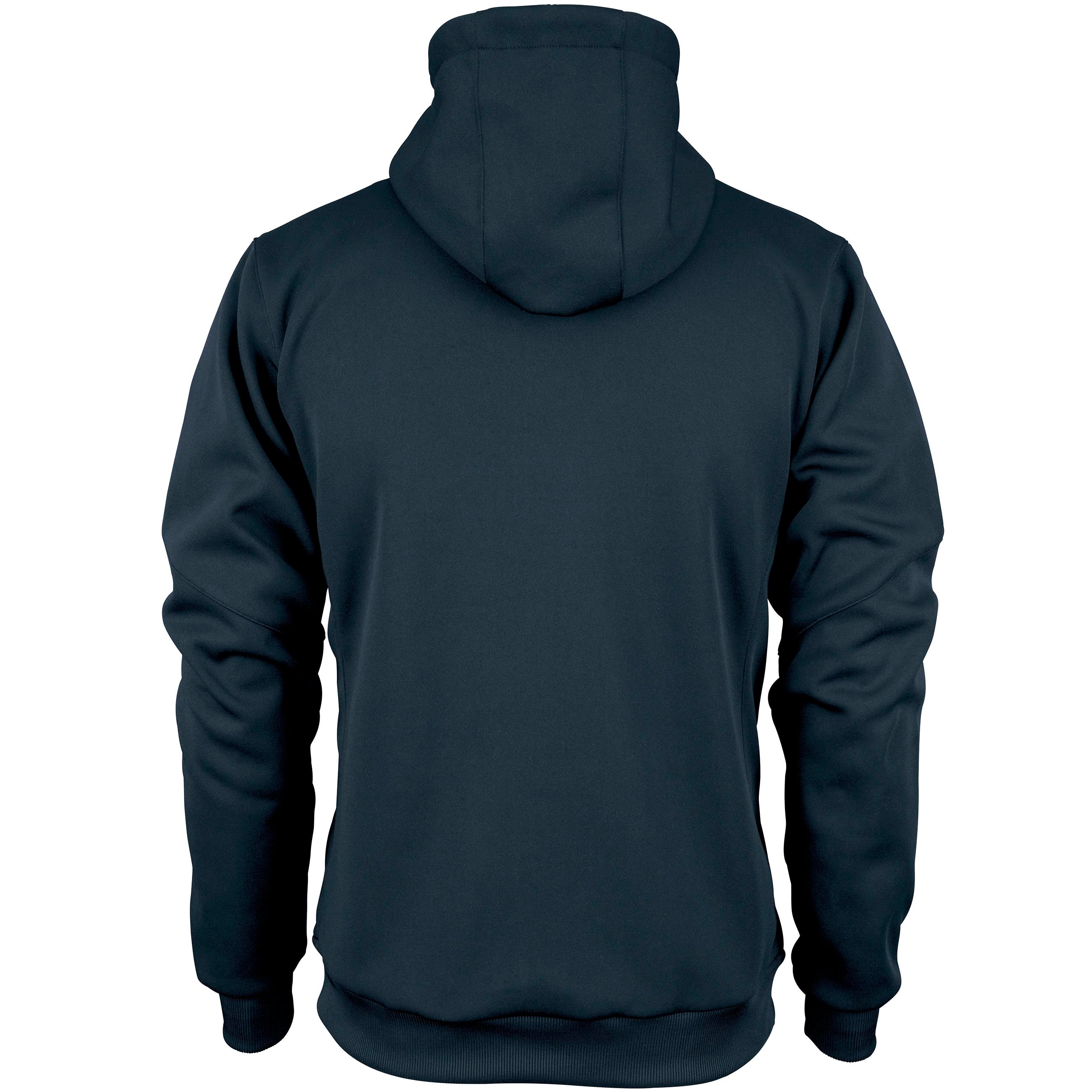 gilbert-rugby-pro-felpa-con-cappuccio-full-zip-uomo-nero-blu-navy image 6