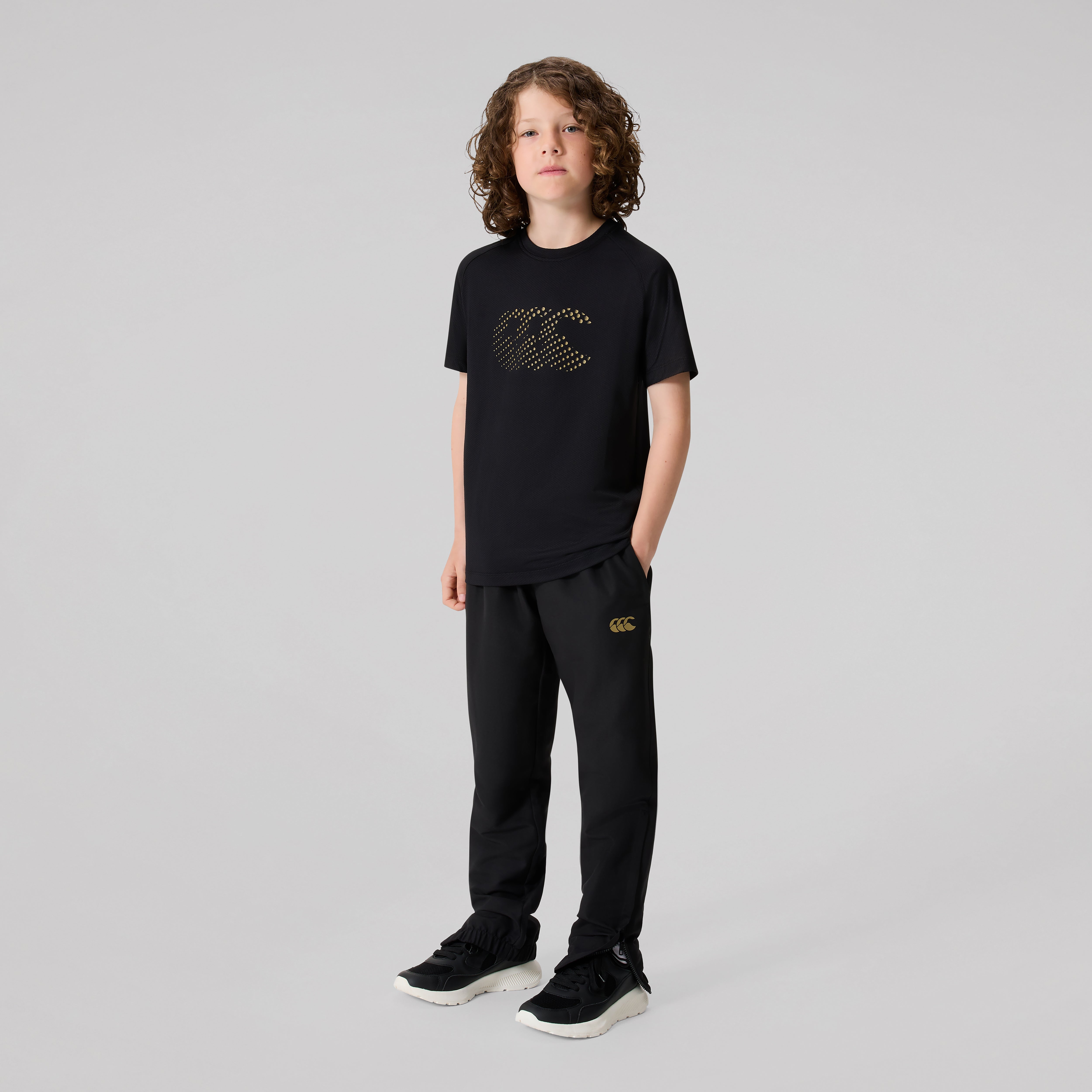 canterbury-kids-tempo-trackpant-nero-pantalone-tuta-junior image 1
