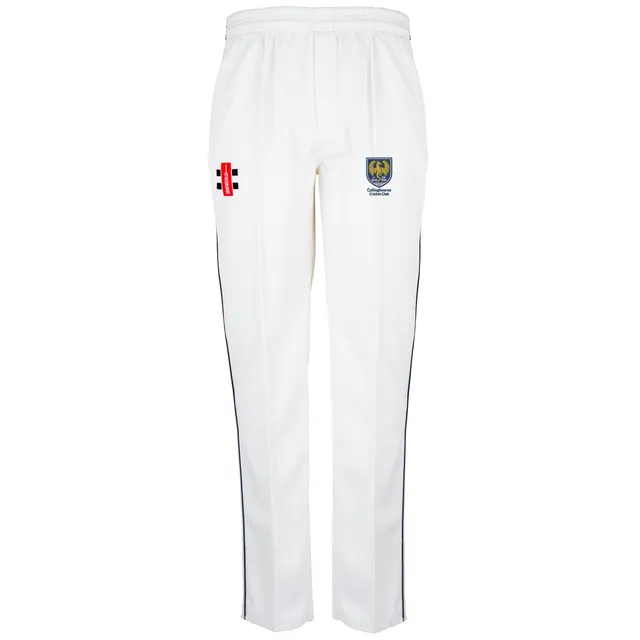 gray-nicolls-matrix-v2-pantaloni-cricket-junior-collingbourne-cc-avorio-navy image 1
