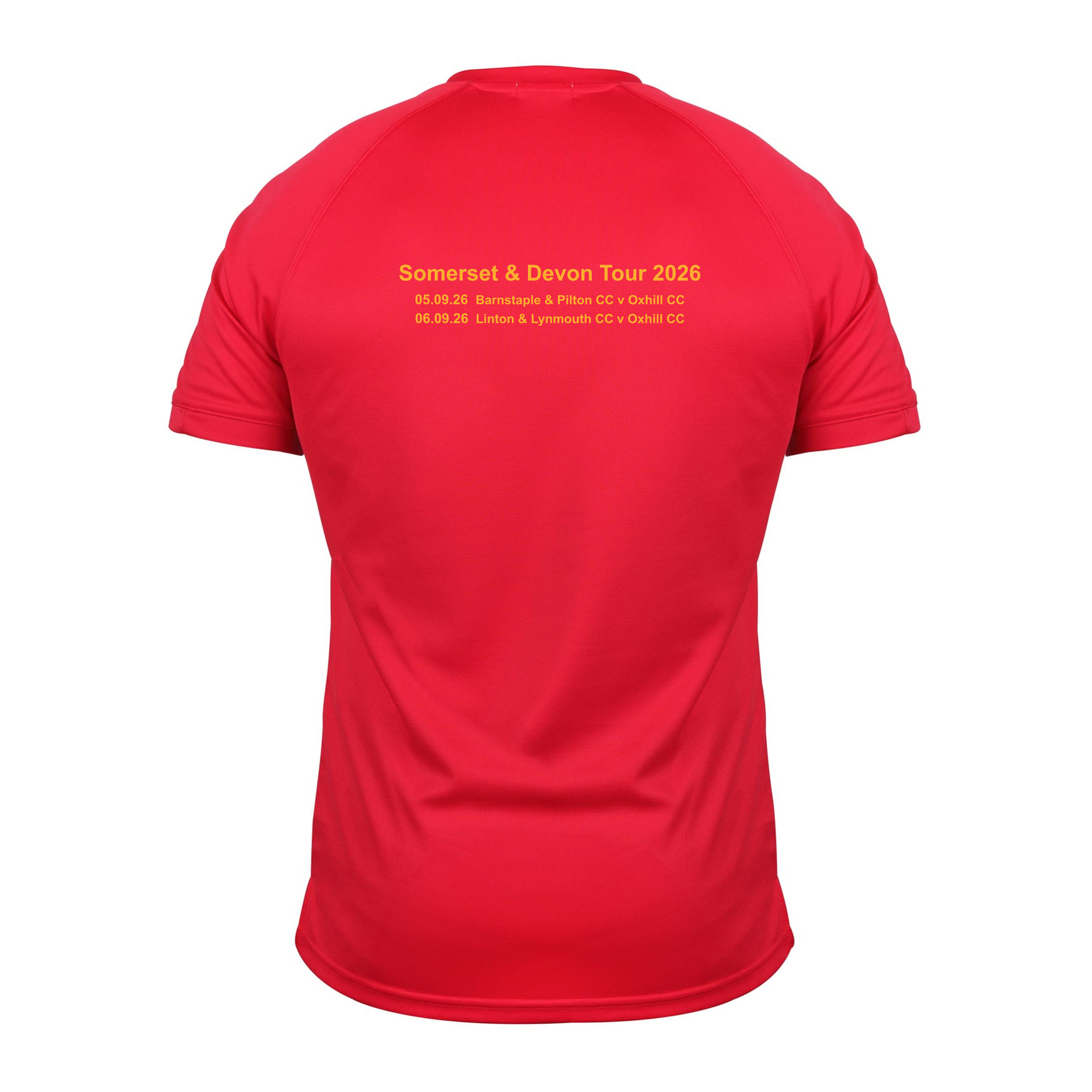 gray-nicolls-matrix-v2-t-shirt-cricket-manica-corta-senior-rossa-oxhill-cc-tour image 2