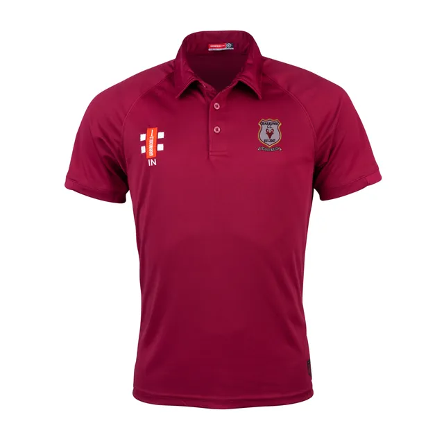 gray-nicolls-beaulieu-park-cc-matrix-v2-polo-senior-polo-cricket-bordeaux-manica image 1