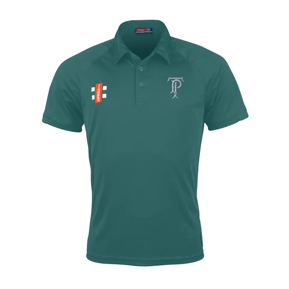 gray-nicolls-tendring-park-cc-matrix-v2-polo-a-maniche-corte-senior-verde image 1