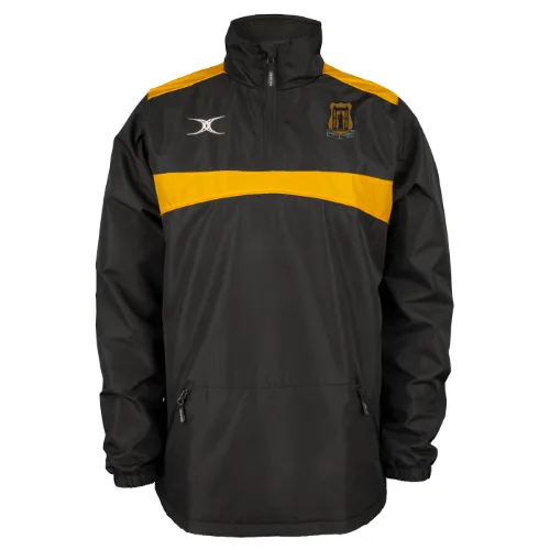 gilbert-rugby-amesbury-rfc-photon-giacca-1-4-zip-nero-oro-bambino image 1