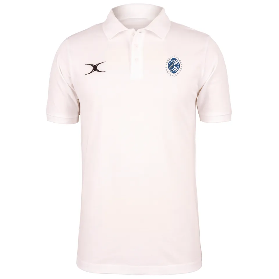 gilbert-rugby-newbury-rfc-senior-polo-uomo-quest-bianca image 1