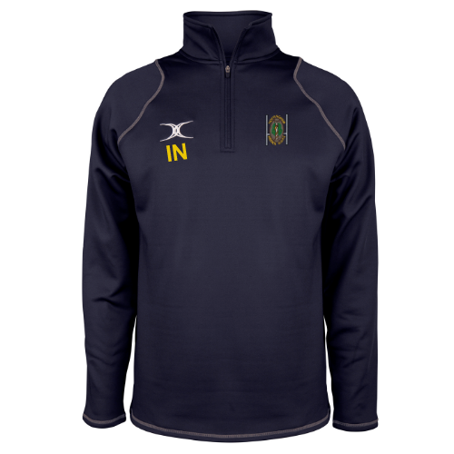 gilbert-rugby-quest-pile-1-4-zip-nottingham-medics-rufc-adulto-blu-navy image 1