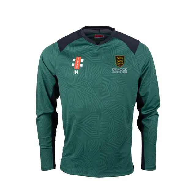 gray-nicolls-pro-t20-maglia-manica-lunga-junior-dymock-cc-verde-nero image 1