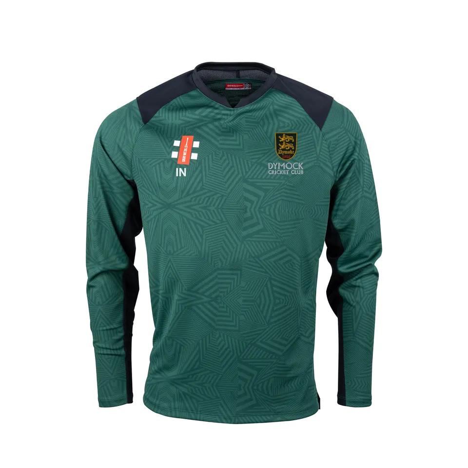 gray-nicolls-pro-t20-maglia-manica-lunga-junior-dymock-cc-verde-nero image 1