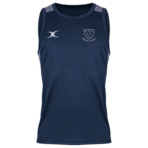 gilbert-rugby-sussex-rfu-adult-pro-vest-dark-navy image 1
