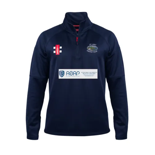 gray-nicolls-st-just-cricket-club-senior-pile-thermo-pro-performance-blu-navy image 1