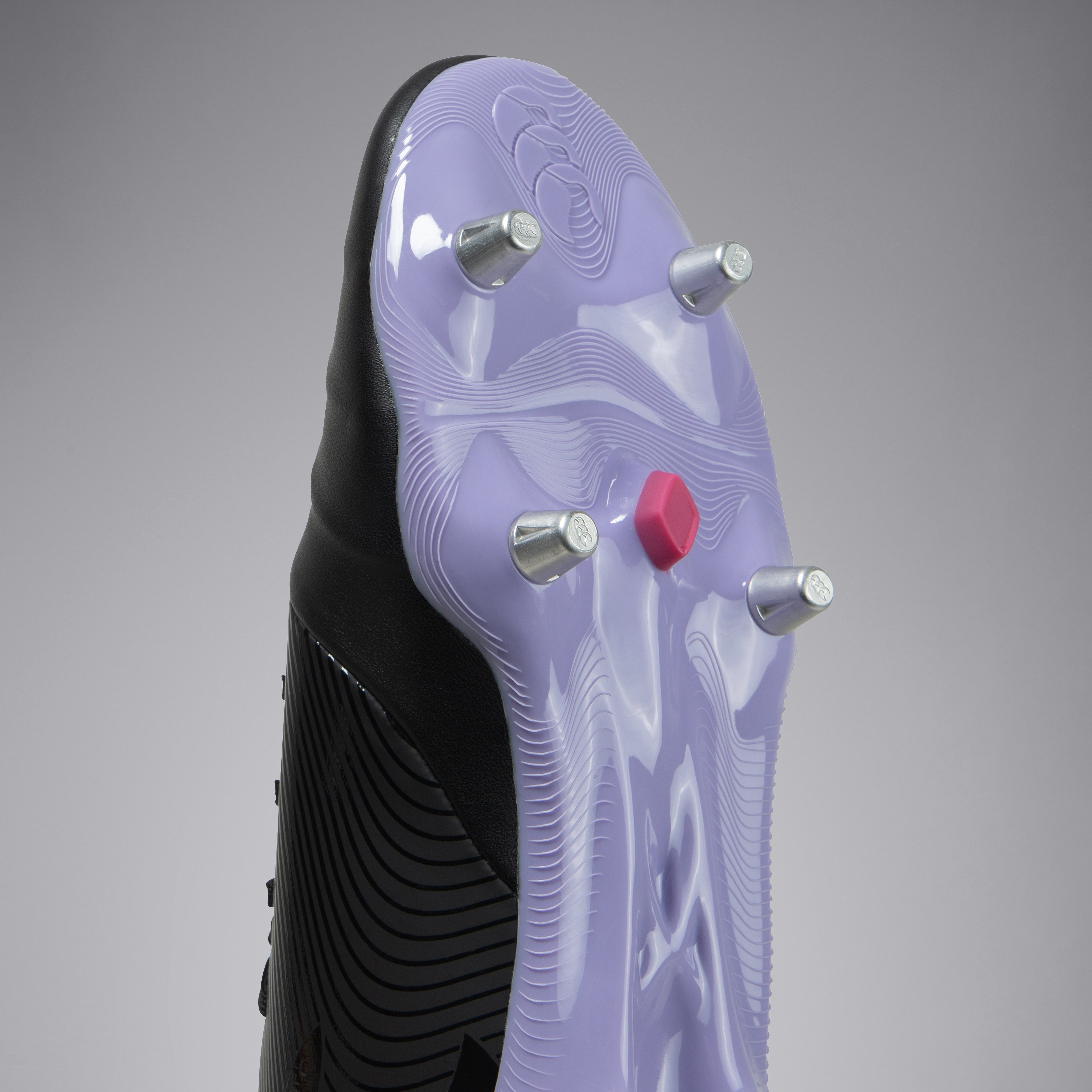 canterbury-phoenix-genesis-pro-scarpe-rugby-soft-ground-unisex-adulto-nero-viola image 3