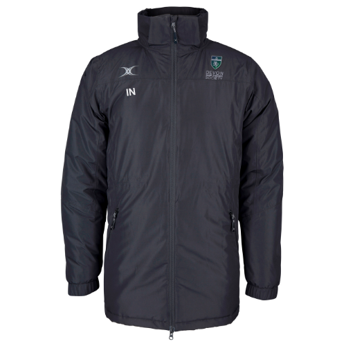 gilbert-rugby-devon-referees-adulto-giacca-antipioggia-nera-pro image 1