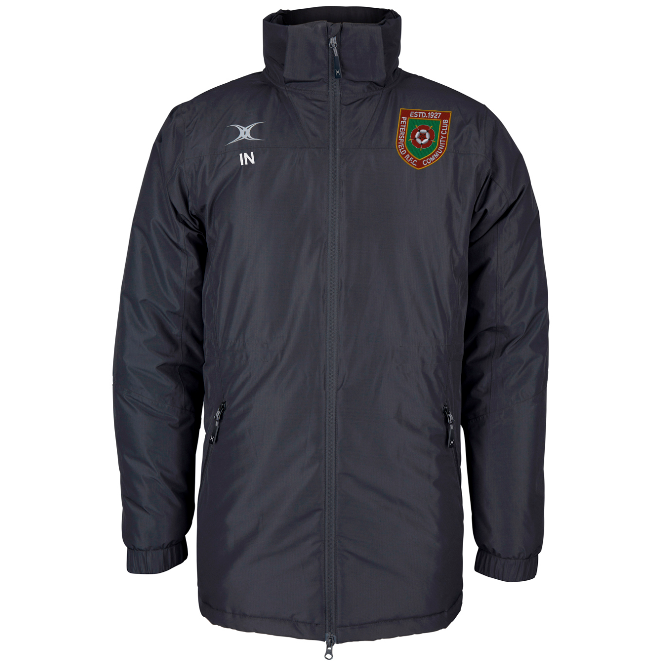 gilbert-rugby-petersfield-rfc-giacca-pro-all-weather-uomo-nera image 1