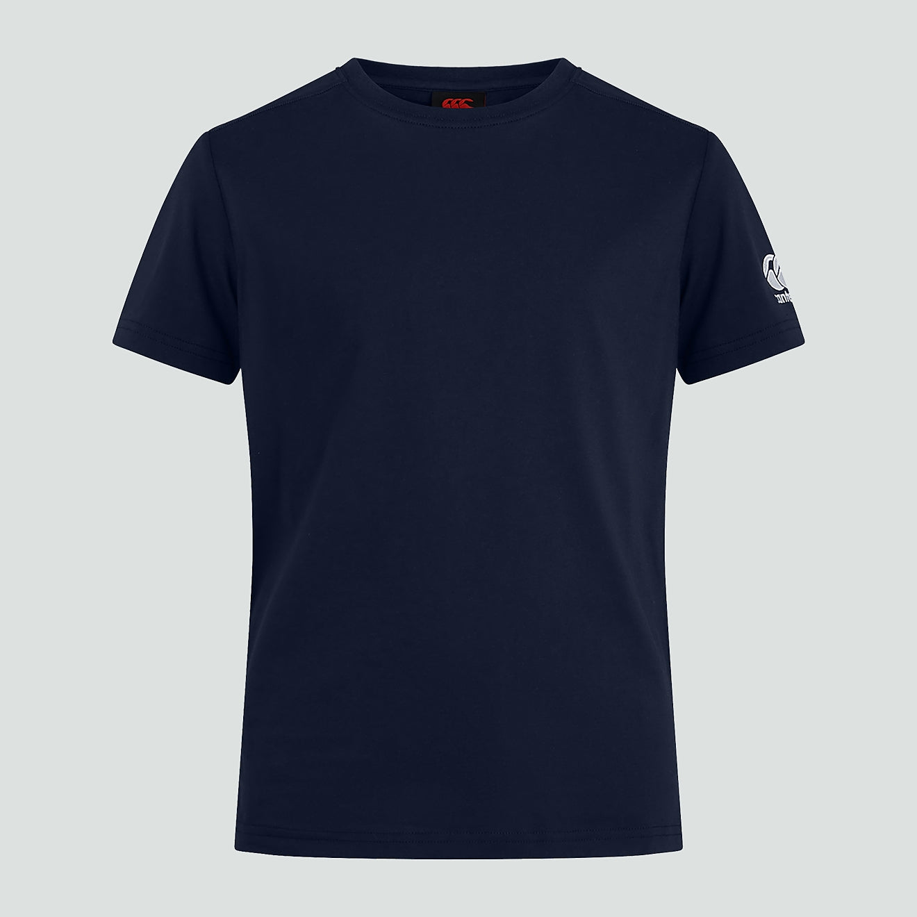 canterbury-junior-unisex-club-plain-t-shirt-blu-navy image 1