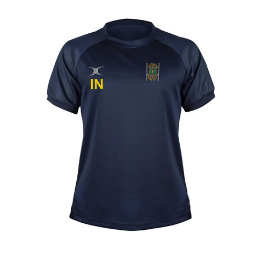 gilbert-rugby-nottingham-medics-rufc-evo-t-shirt-senior-dark-navy image 1