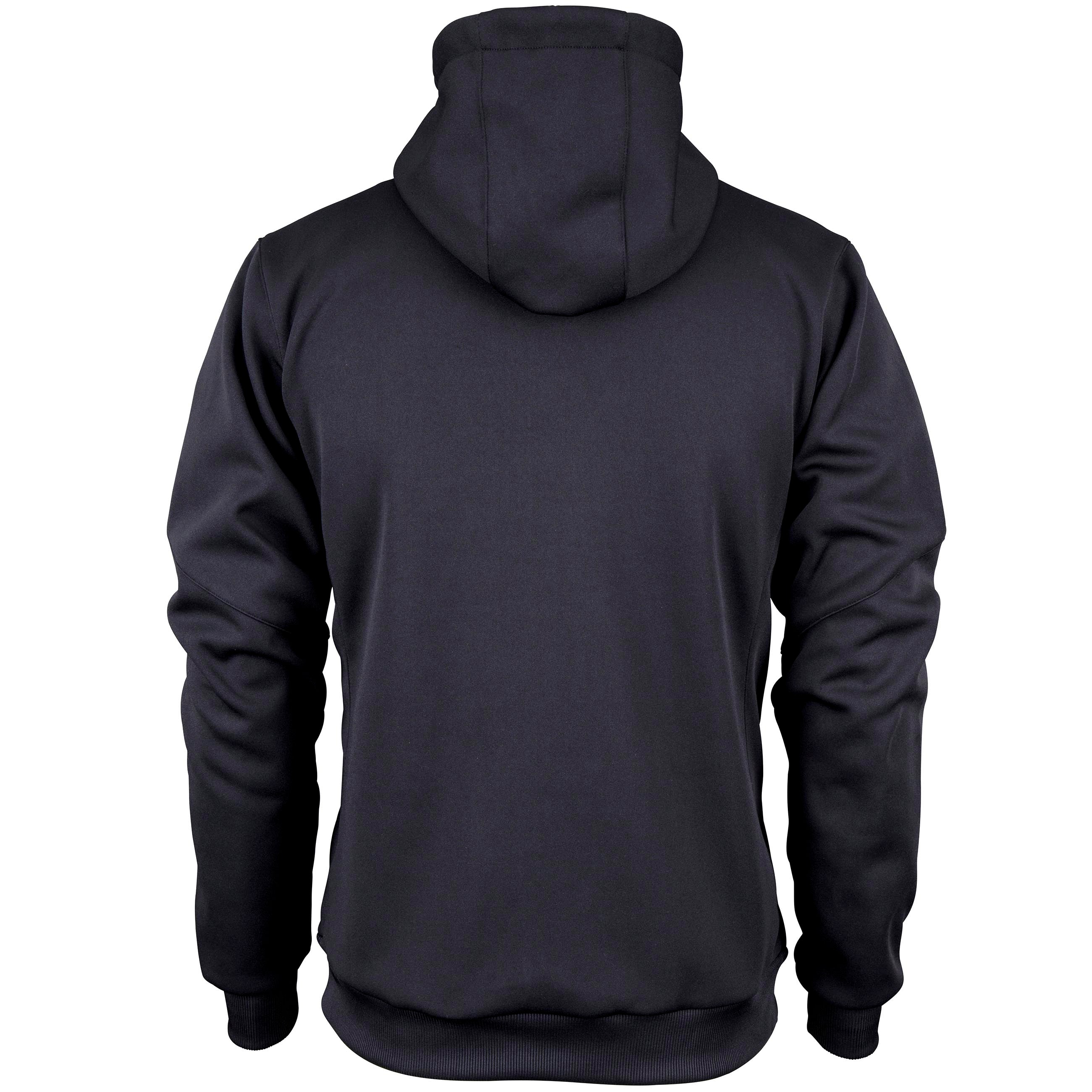 gilbert-rugby-pro-felpa-con-cappuccio-full-zip-uomo-nero-blu-navy image 3