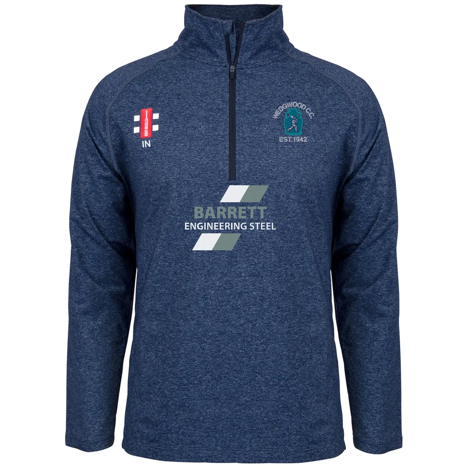 gray-nicolls-wedgwood-cc-adulto-velocity-mid-layer-zip-blu-navy image 1