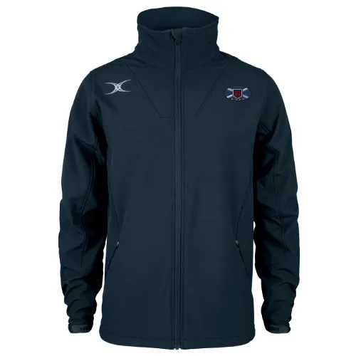 gilbert-rugby-murrayfield-wanderers-fc-adulto-pro-giacca-soft-shell-full-zip-blu image 1