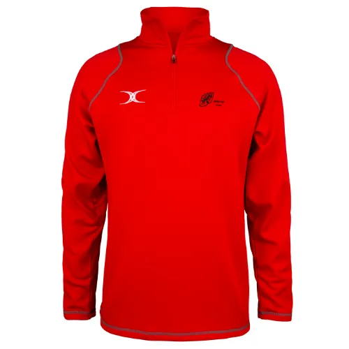 gilbert-rugby-ayrshire-clan-rfc-uomo-quest-pile-1-4-zip-rosso image 1
