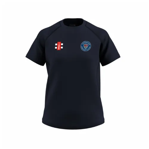 gray-nicolls-actonians-cricket-club-gts-t-shirt-manica-corta-donna-blu-navy-scur image 1