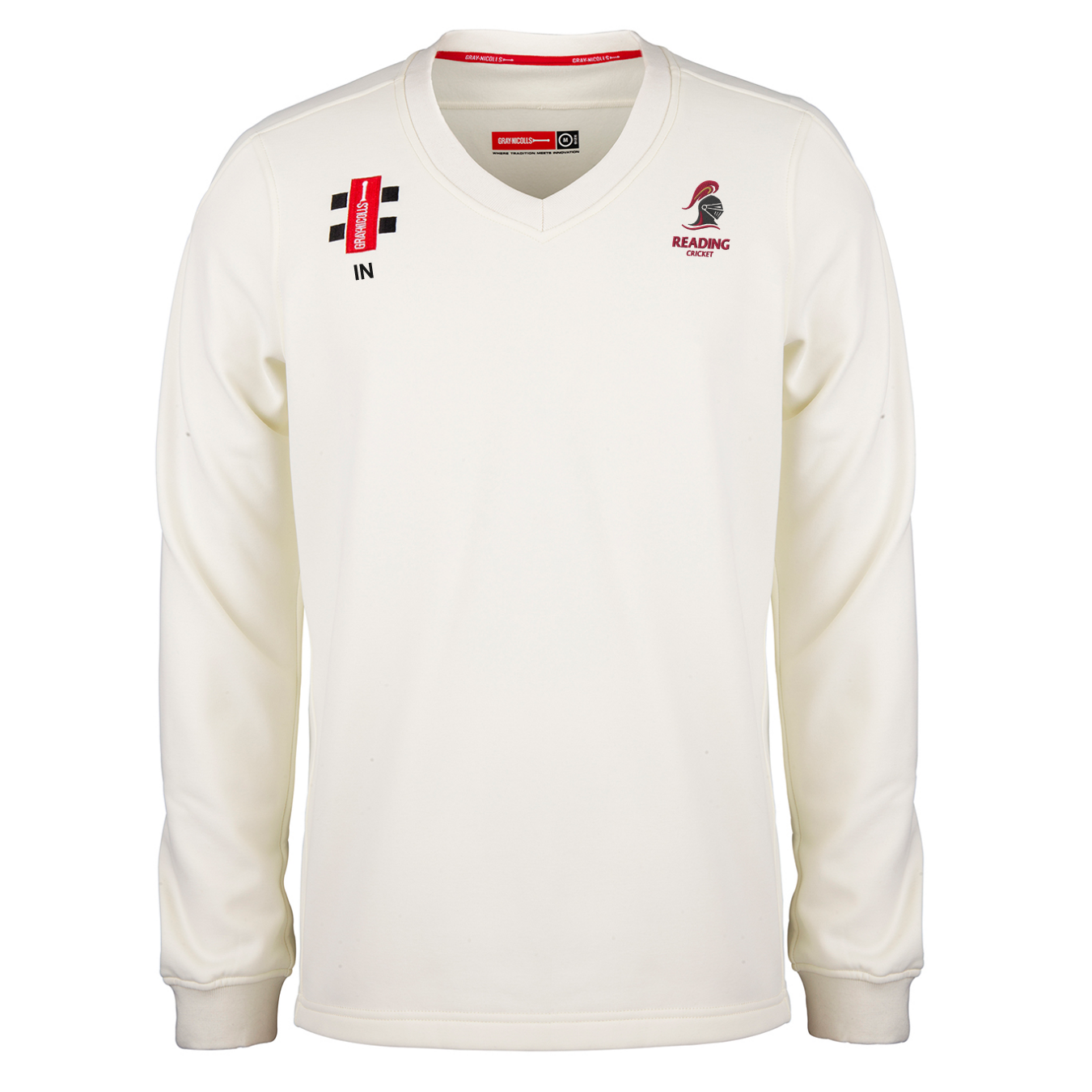 gray-nicolls-reading-university-cc-senior-ivory-pro-performance-match-sweater image 1