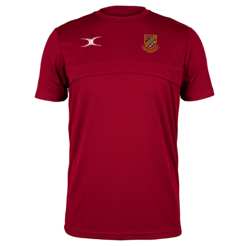 gilbert-rugby-heath-rufc-photon-ii-t-shirt-manica-corta-bordeaux-senior image 1