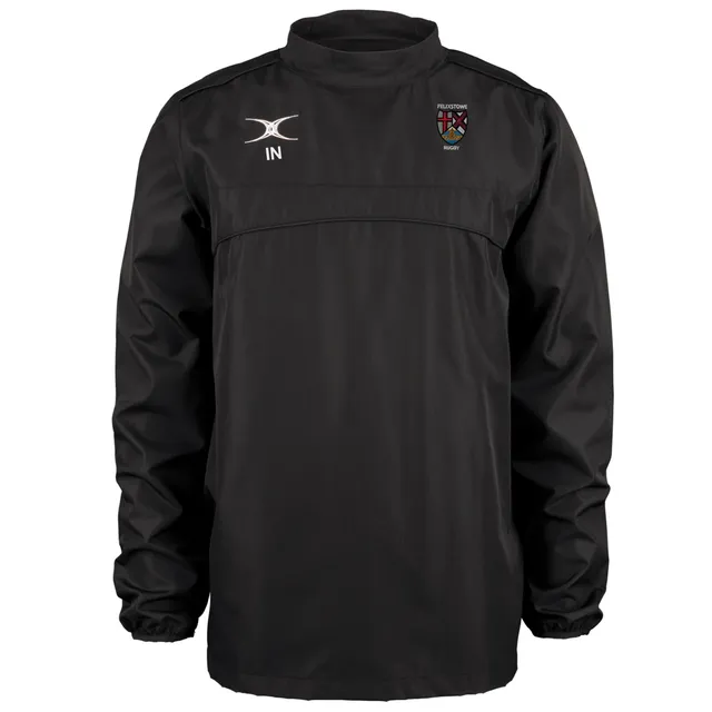 gilbert-rugby-felixstowe-rfc-photon-giacca-warm-up-junior-nero image 1