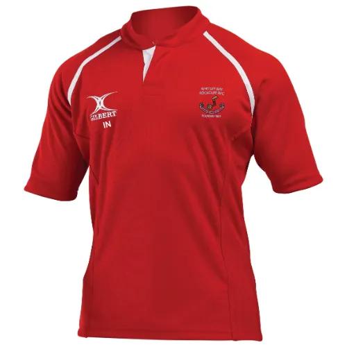 gilbert-rugby-whitley-bay-rockcliff-xact-ii-maglia-gara-uomo-rossa image 1