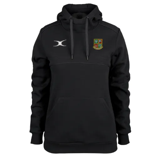 gilbert-rugby-new-tredegar-rfc-photon-felpa-hoodie-donna-nero image 1
